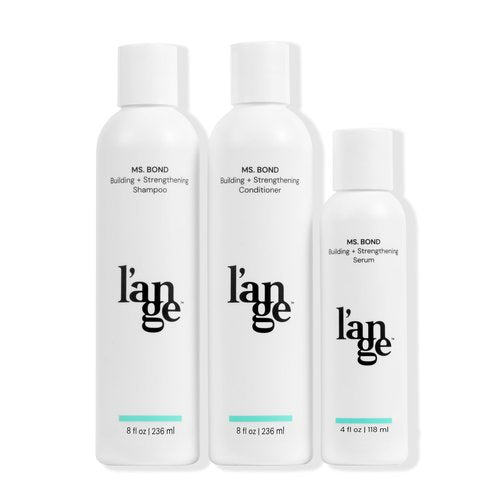 L'ANGE HAIR Ms. Bond System | Sulfate & Paraben-Free Serum, Shampoo And Conditioner Set | Bond Repair for Damaged Hair | Hydrates, Reduces Frizz, Restores Strength | 3-in-1 Bundle Pack