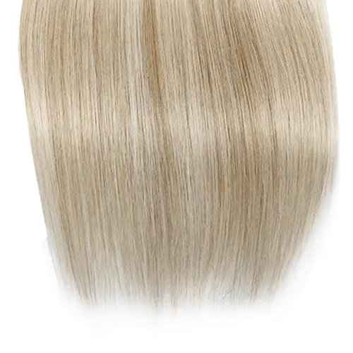 Dokksiiia Ombre Human Hair Bundles P27613 Highlight Honey Blonde and Blonde Mix Straight Weave Bundles Double Weft Brazilian Human Hair Sew-In Extensions Soft & Thick for Women 22 24 26 Inch