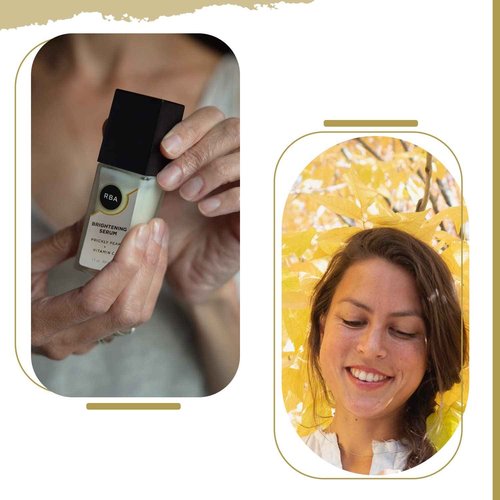 RBA Skincare's Brightening Serum for Age Spots - Vitamin Pack with Prickly Pear and Vitamin C - Daily Vegan Serum for Skin - 1 fl oz