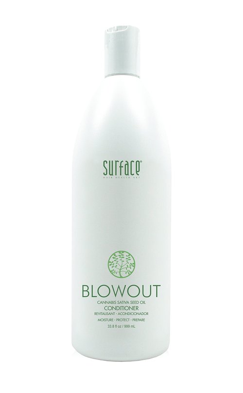 Surface Hair - Blowout Condtioner – Organic Ingredients for Women and Men, Heat-Resistant with Babassu Oil for Longer Lasting Blowouts - 33.8 fl oz