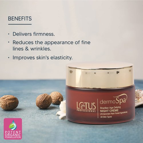Lotus Professional Dermo Spa Brazilian Age Defying Night Creme, 50g
