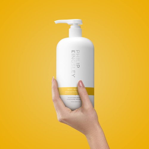 PHILIP KINGSLEY | Body Building Weightless Shampoo | Volumizing Shampoo for Fine, Limp, Flat, Flyaway Hair | Hydrates, Thickens, Lifts and Adds Volume and Shine | 33.8oz