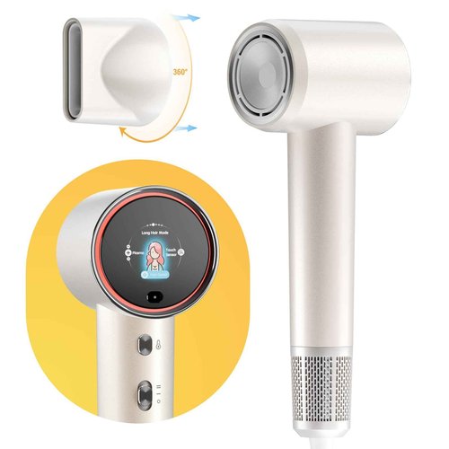 FELIDOMUS High-Speed Ionic Hair Dryer, 3.6 Billion Plasma Care, 5 Modes, Thermo-Control, Fast Drying, Blow Dryer for Home Travel