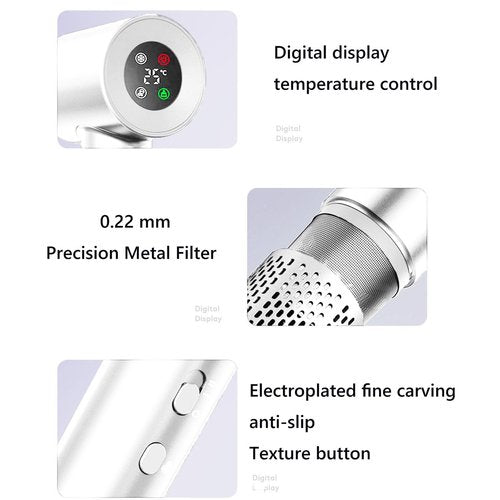 Lailisapex Hair Dryer, Blow Dryer with Diffuser, with 110,000 RPM Motor Professional High-Speed Blow Dryer for Fast Drying, Low Noise Ionic Hair Dryer, 4 Temps & 2 Speeds, for Home, Salon, White