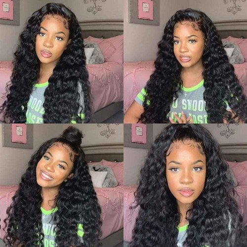 sterly Hidden Strap 360 Lace Front Wigs Human Hair 250% Density Straight HD Wigs with Drawstring Full Lace Wigs for Women Pre Plucked with Baby Hair 16 Inch