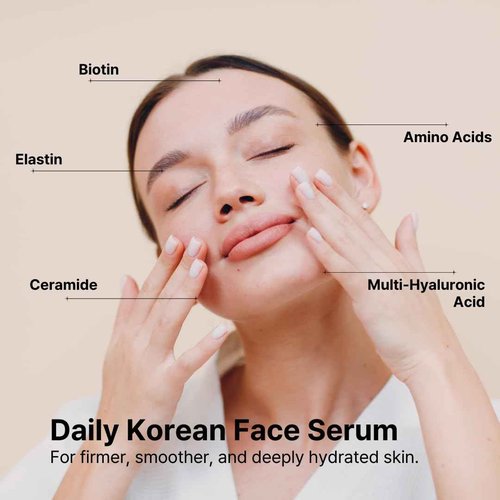 Labope Penellagen Youth Enhance Activator - Daily Korean Face Serum - Starfish Collagen Extract - Anti Aging Serum - Includes Elastin, Ceramide, Amino Acids, and Multi-Hyaluronic Acid - 1.69 oz