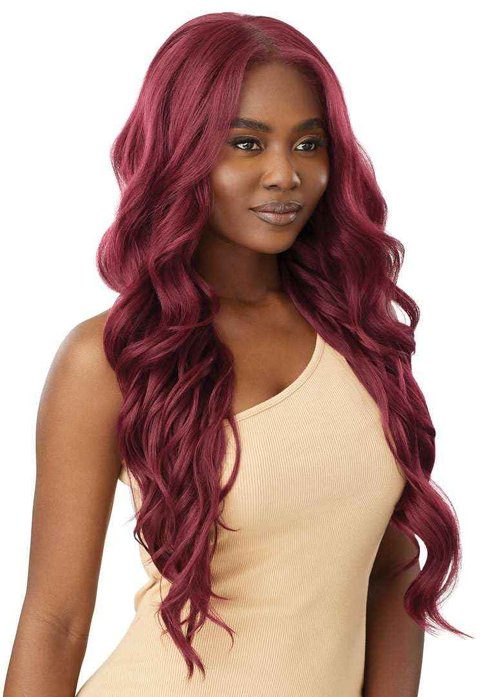 Outre Lace Front Wig - Perfect Hair Line 13X6 - Arnell (BURGUNDY)