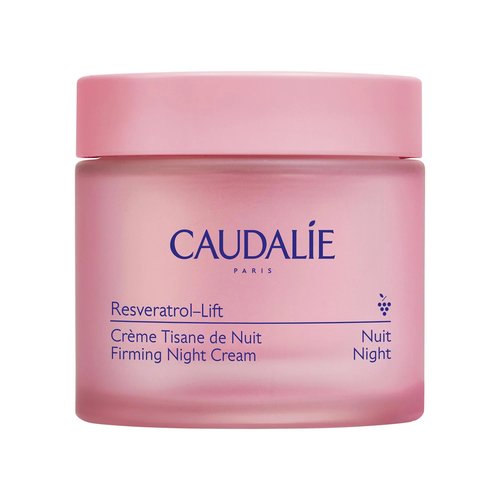 Caudalie Resveratrol-Lift Retinol Alternative Firming Night Cream Moisturizer, Refillable Jar - 50 mL
