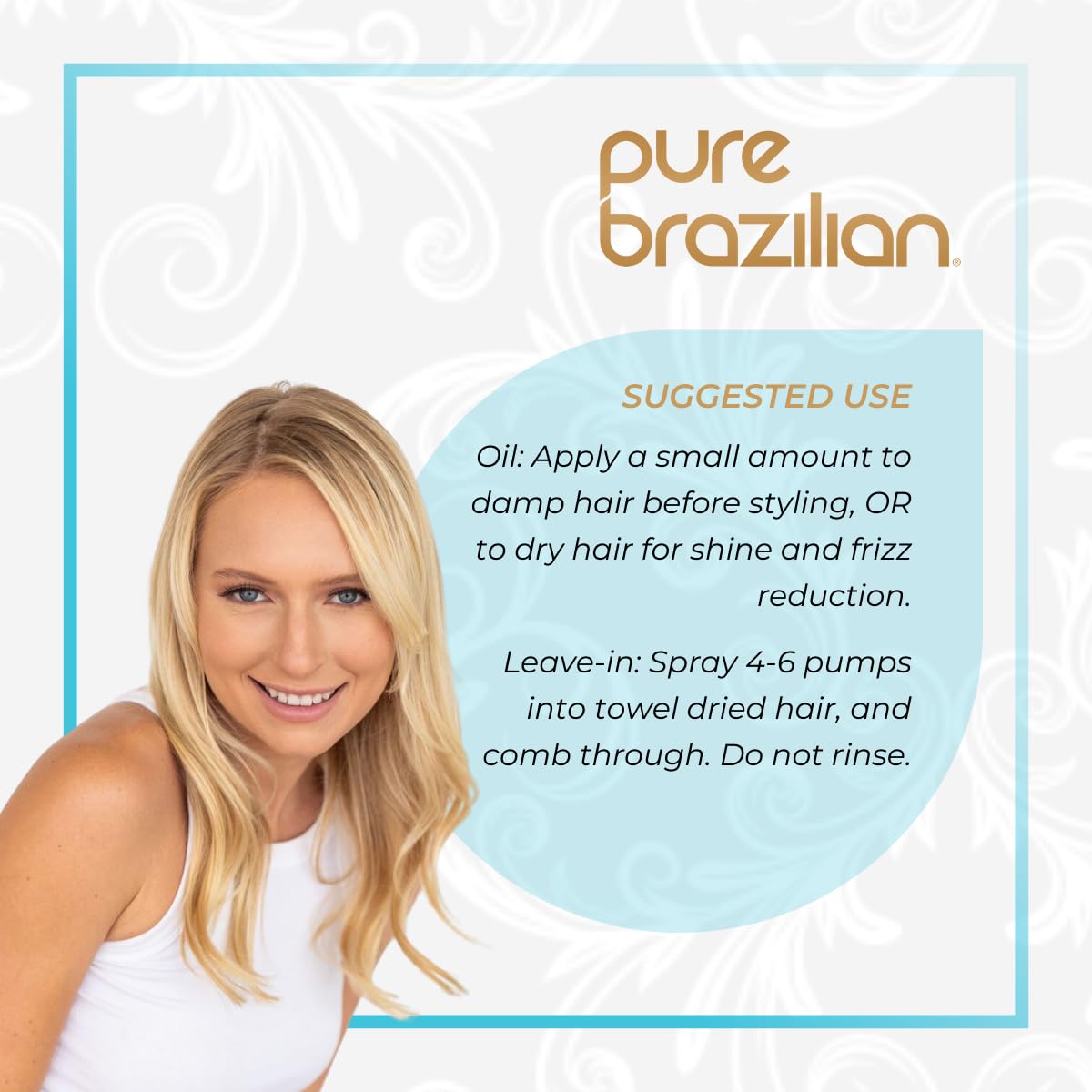 Pure Brazilian Leave-In Conditioner & Ultra-Light Nourishing Oil