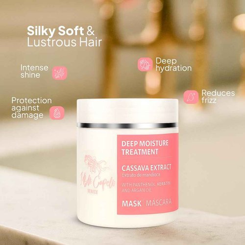 I Belli Capelli Ravenna B-tox Kit - Hair Smoothing Treatment with Argan Oil Mask 500g - Formaldehyde-Free, Anti-Frizz (1 Treatment + 1 Mask)
