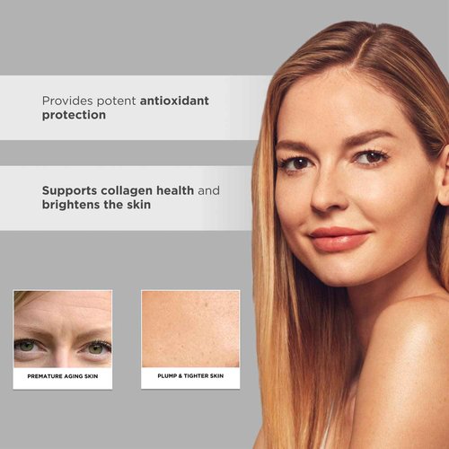 Glytone Age-Defying C+ Vitamin C Serum for Face | 20% Vitamin C, E and Squalane Antioxidant Complex | Reduces Fine Lines & Wrinkles | Hydrating & Anti-Aging Facial Serum for All Skin Types | 1 Fl Oz