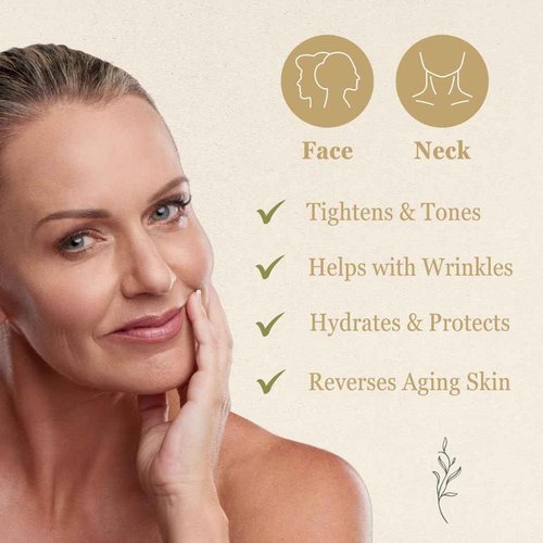 NutraVive Anti-Aging Night Serum – Tightening, Nourishing & Hydrating Face & Neck Serum, 1.7 Fl Oz – Overnight Skin Care Treatment for Fine Lines & Wrinkles – Collagen Boosting Facial Serum