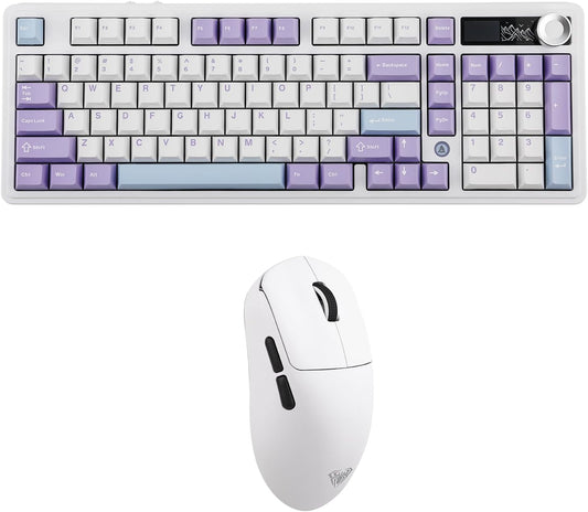 AJAZZ AK980 98% Mechanical Keyboard with Aula SC800 Gaming Mouse