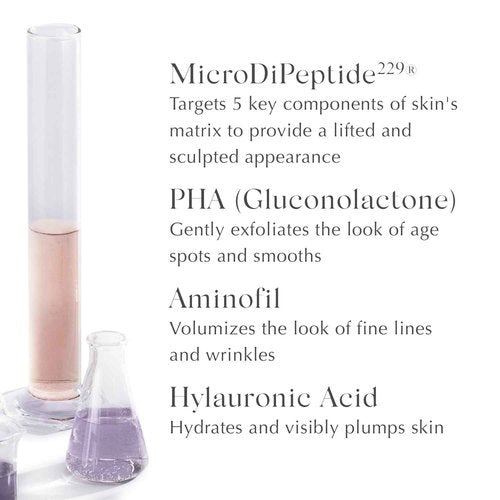 EXUVIANCE AGE REVERSE+ Advanced Total Correct Firming Antiaging Face Serum - For Fine Lines and Deep Wrinkles - Hydrates, Brightens & Evens Skin Tone with Peptides, Hyaluronic Acid and PHA, 1 Fl Oz