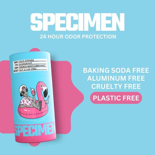 SPECIMEN - Men's Cosmic Commander Premium Deodorant Bundle | Pack of 3 Sticks | Natural Formula, Strong Scent, Sensitive Skin Friendly, Eco-Friendly Paper Packaging | Small Batch, Handmade
