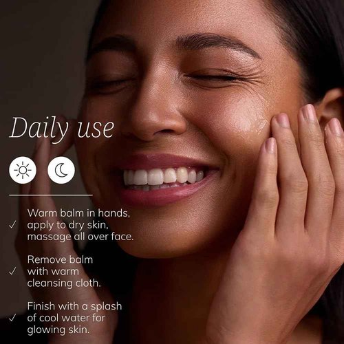 COLLEEN ROTHSCHILD Radiant Cleansing Balm | Deeply Cleanses, Soothes, Removes Makeup & Impurities | Restores Luminosity | Calms & Decongests | Combats Dehydration (3.3 fl oz)