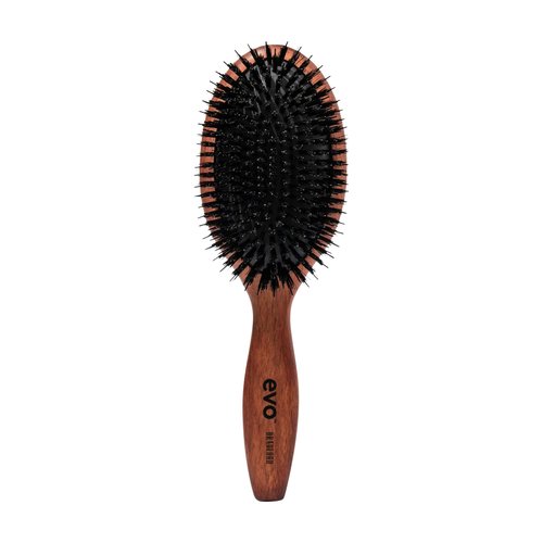 Evo Bradford Pin Bristle Dressing Brush - Detangle, Polish and Smooth, Reduce Frizz, Maintain Hair Health, Condition for All Hair Types