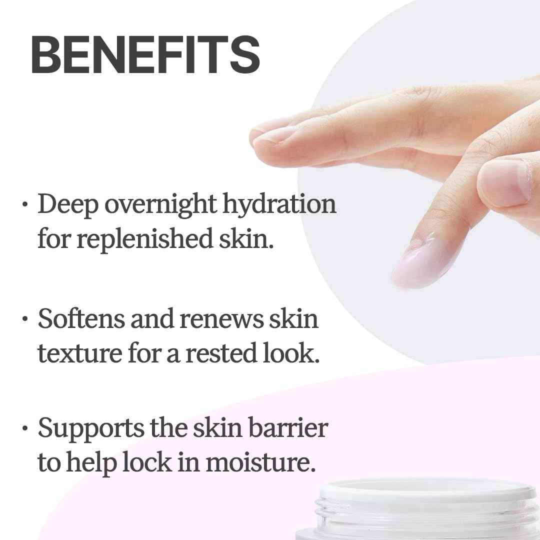 House of Dohwa, Gentle Peach Blossom Overnight Mask l Vitamin C, Rejuvenating, Hydrating l Product of Korea - 1.69 fl. Oz