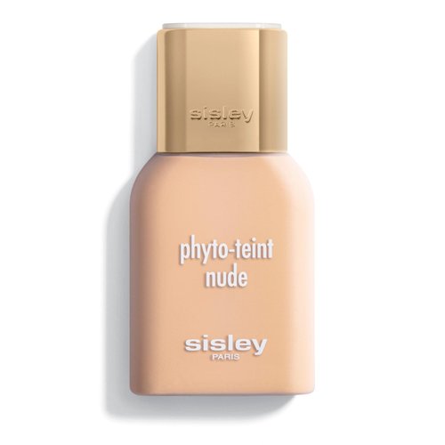 Sisley Paris Phyto-Teint Nude, 00W Shell - 30 mL - Second-Skin, Oil-Free Skincare Foundation for a Natural, Radiant & Even-Looking Complexion with Sheer Coverage - Non-Comedogenic
