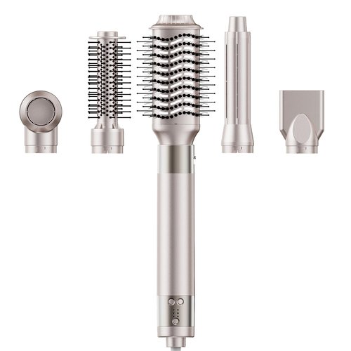 [500 Million Negative lons] Hair Dryer Brush 6 in 1, 140,000 RPM One Step Professional Hot Air Brush Set for Fast Drying, Curling Drying, Straightening Combing, Best for Straight and Wavy Hair