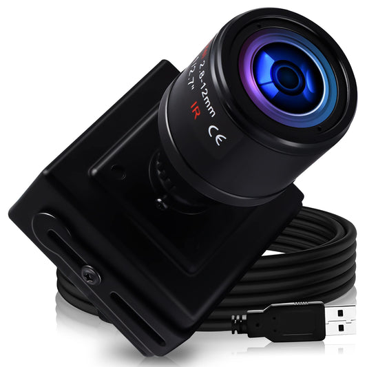 2.8-12mm Varifocal lens Usb Camera Full HD 1080P USB Webcam Mini Camera,2MP H.264 Usb with Camera,High Speed Camera USB with CMOS AR0330,UVC Compliant,Plug&Play Webcamera_usb for Windows,Android,Linux