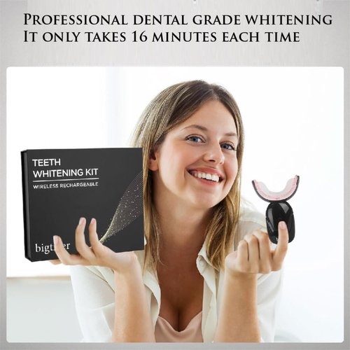 The Teeth whitening kit has Teeth whitening Trays, Wireless LED Teeth whitening Lights, and 4 Teeth whitening pens. Sensitive Teeth Whitening Kit - Removes Years of Stains and whitens Teeth