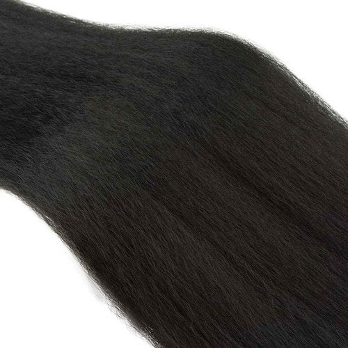 Natural Black Kinky Straight Bundles Human Hair Yaki Bundle 14 16 18 inch Brazilian Remy Yaki Straight Human Hair Bundle