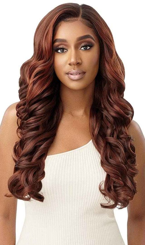 Outre Lace Front Wig - Perfect Hair Line 13X6 - Everette (DRFF RED VELVET)