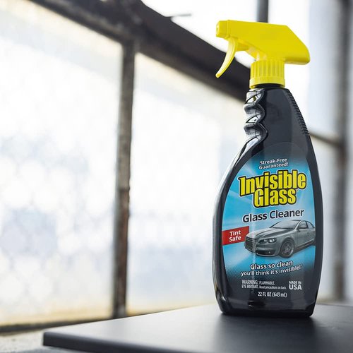 Invisible Glass 99611 Auto Glass Cleaner Kit with Streak Free Premium Glass Cleaner Spray, Glass Cleaner Wipes, and Microfiber Perfect Kit for Quick and Easy Glass Cleaning Tint Safe