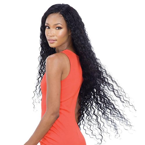 Mayde Beauty Bloom Bundle Weaving WET & CURLY 001 36" (5 Pack, 1B Off Black)