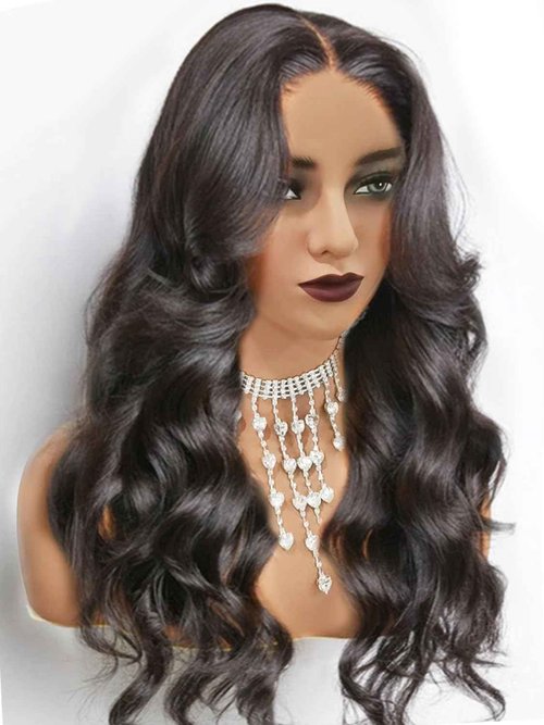Ying Guan 250 Density Hd Lace Front Wigs Human Hair Wear and Go Glueless Wigs Human Hair Pre Plucked Lace Bleached Knots Lace Front Wig 250 Density body wave Wig 13x4 Body Wave frontal Wigs 24 inch