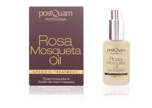 POSTQUAM Professional Rosehip Oil 30ml - Contibutes to Minimize Wrinkles - Moisturizes, Nourishes and Softens the Skin
