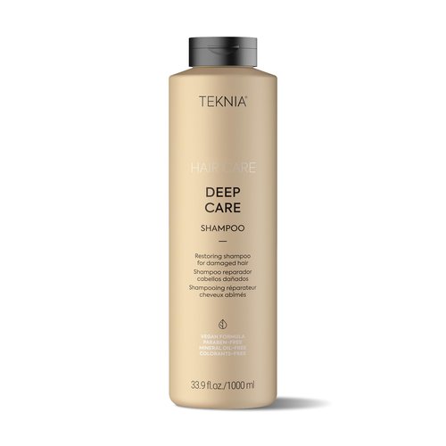 LAKMÉ Teknia Deep Care Shampoo, Repairing Shampoo for Damaged Hair, 33.8 Fl Oz