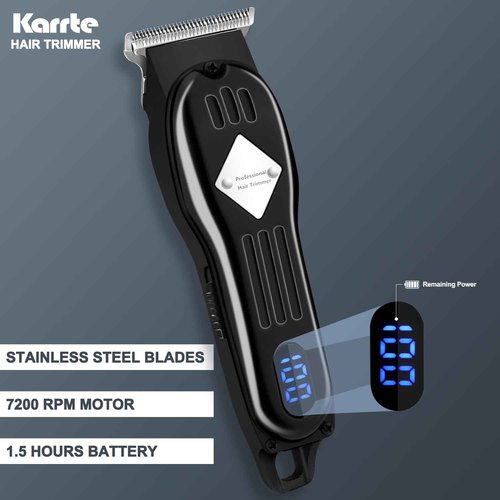 Karrte Professional Hair Clippers/Hair Trimmer/Beard Shaver Kit for Men Cordless Barber Clipper Hair Cutting Kit, Beard Trimmers Haircut Grooming Kit, Gifts for Men