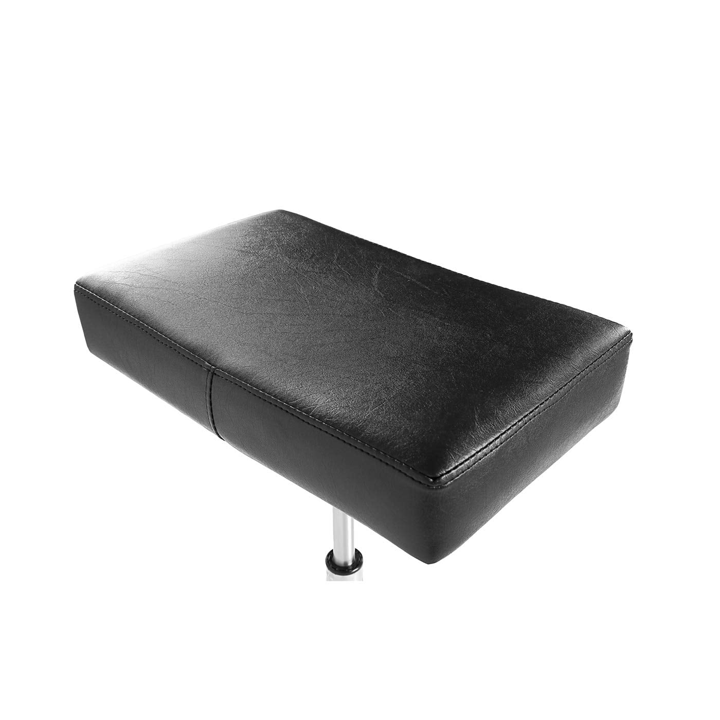 Nazalus Rolling Swivel Stool Height Adjustable with Wheels Heavy Duty for Office Home Desk Counter Salon (Black) (Black, Without Footrest)