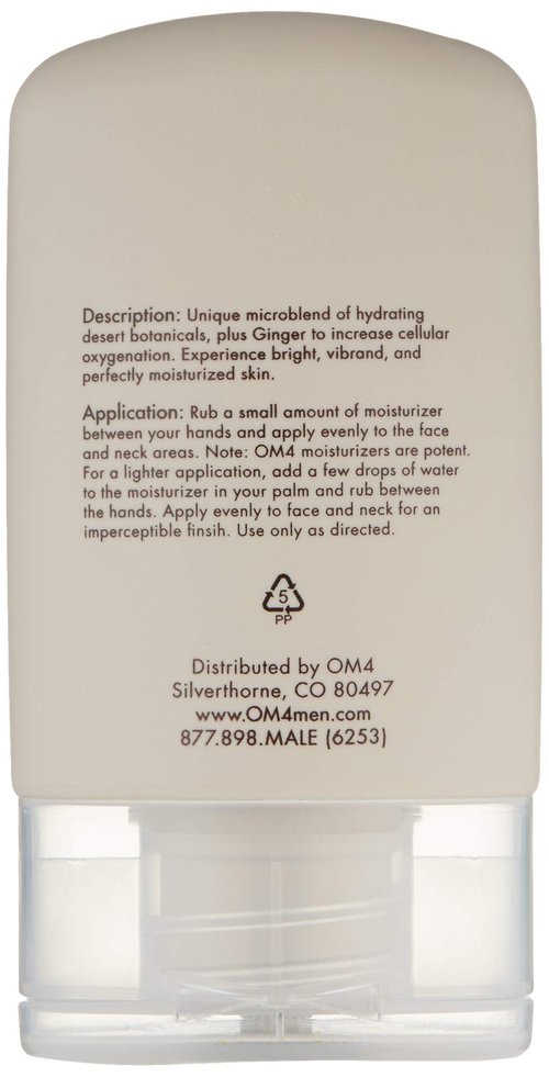 Organic Male OM4 Dry Step 4 - Thirst Quenching Moisture Complex Moisturizer Lotion for Men with normal to dry skin