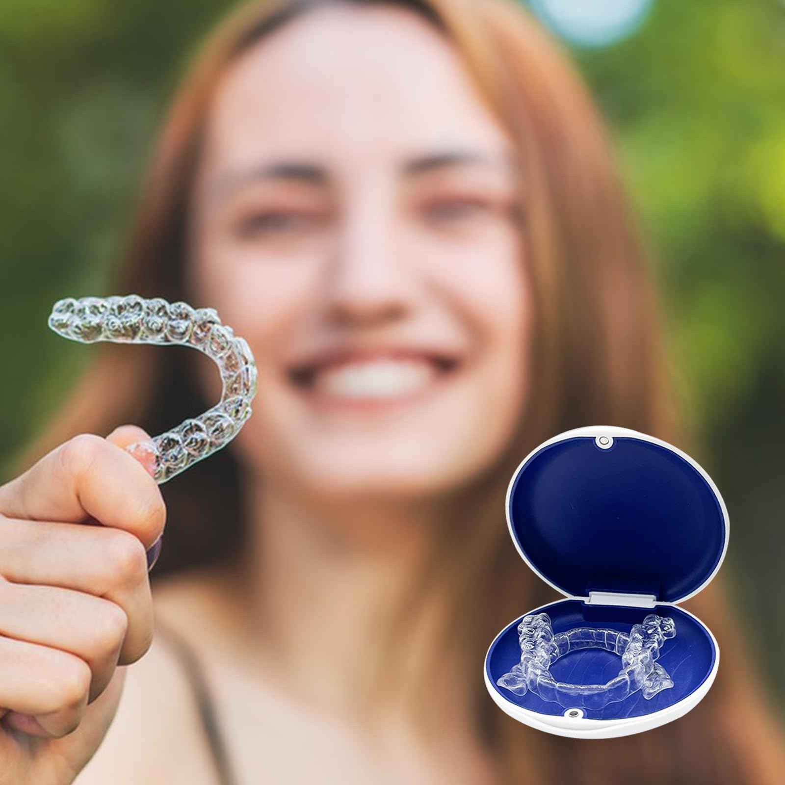 Initsmil Teeth Retainer for Upper and Lower Teeth - Clear, Comfortable, BPA-Free, Durable, Easy to Use, Ideal for Teeth Retention after Braces, for Adults and Teens