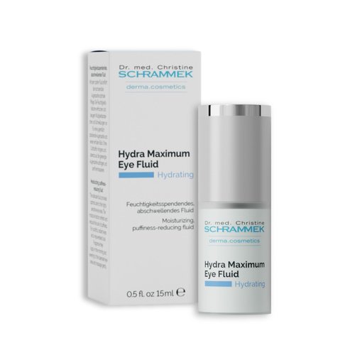 Hydra Maximum Eye Fluid (0.5 fl oz) - Reduces Fine Lines, Wrinkles & Dark Circles – Under Eye Treatment - Hyaluronic Acid - Eye Care - Dr. Schrammek