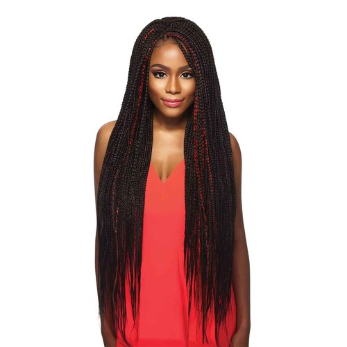 Outre Braids X-Pression Kanekalon 3X Pre Stretched Ultra Braid 72" (5-pack, 1B)