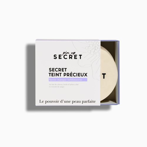 Pin Up Secret - Natural & Handmade Goat Milk Soap Mask -Prevents Skin Blemishes - Skincare For Face and Body - Cleans and Soothes All Skin Types - 3.72 fl oz