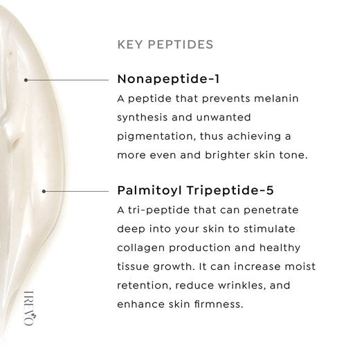 Trevo Peptide Brightening Day Cream - Advance Brightening & Anti Aging Moisturizer - Face Moisturizer with Natural Peptides, EAA & Tranexamic Acid - Fights Dullness & Dark Spots - 50g/ 1.8oz