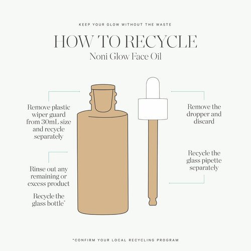 KORA Organics Noni Glow Hydrating Face Oil with Rosehip, Gua Sha Oil, Certified Organic, Cruelty Free, 1.01 fl oz - Beauty Products for Women