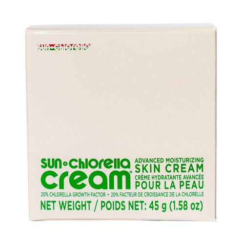 Sun Chlorella Cream Face Moisturizer Deep Hydration Boost, Natural Skin Care Helps Restore Balance & Reduce Appearance of Fine Lines & Wrinkles - Vibrant, Glowing Radiance - Paraben Free - 1.58oz