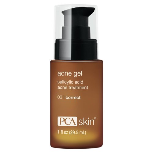 PCA SKIN Acne Gel, Acne Spot Treatment, 2% Salicylic Acid Serum, Anti Acne Serum, Evens Skin Tone, 1 fl oz Pump
