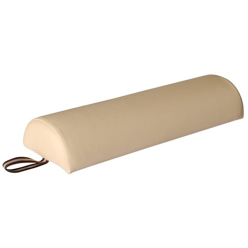 Master Massage 9"x26" Semi-Round Massage Bolster -Cream