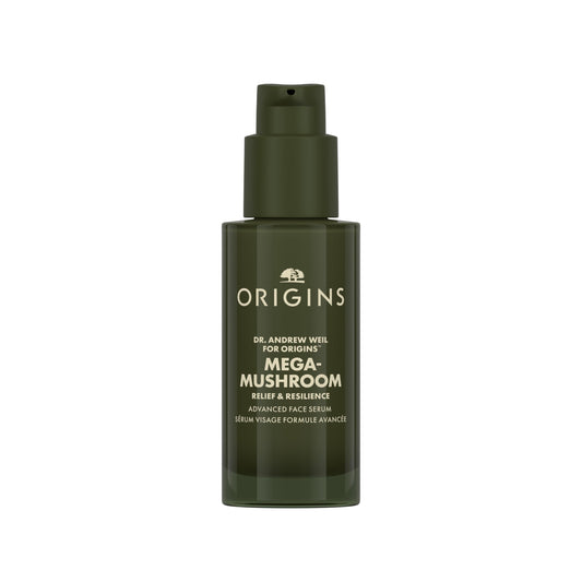 Origins Mega-Mushroom Advanced Face Serum | Reduces Visible Redness & Strengthens Skin's Barrier | With Reishi Mushroom, 1.7 Fl Oz