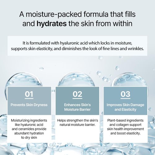 DR+LAB Hydra-15 Soothing Gel Cream 2.03 fl oz /60ml Moisturizing Deep Hydrating Elasticity for Dry and Sensitive Skin with Hyaluronic Acid Korean Skincare