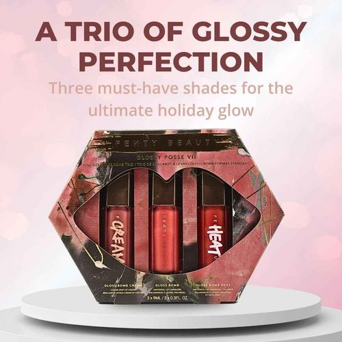 FENTY BEAUTY Glossy Posse VII Full-Size Gloss Bomb Trio