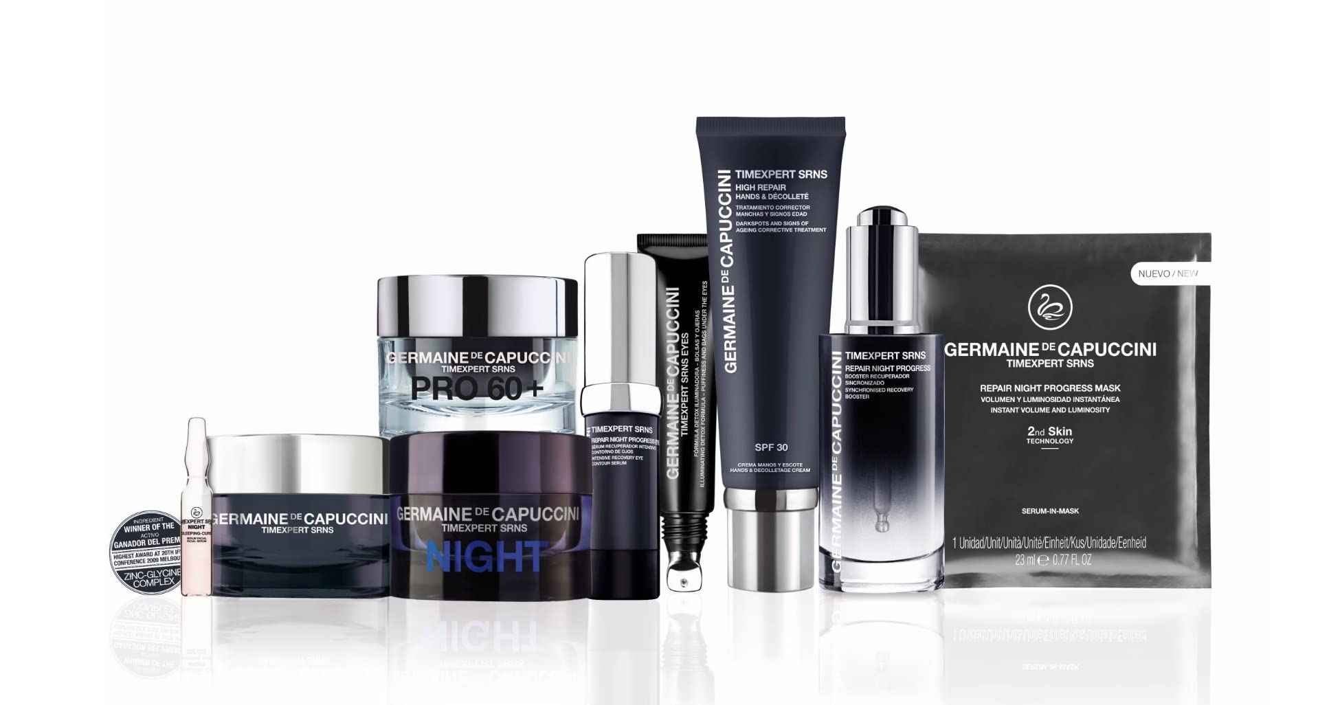 Germaine de Capuccini - Timexpert SRNS Eyes Illuminating Detox Cream - Illuminating Detox Formula - Against Puffiness and Bags Under the Eyes - 0.5 oz