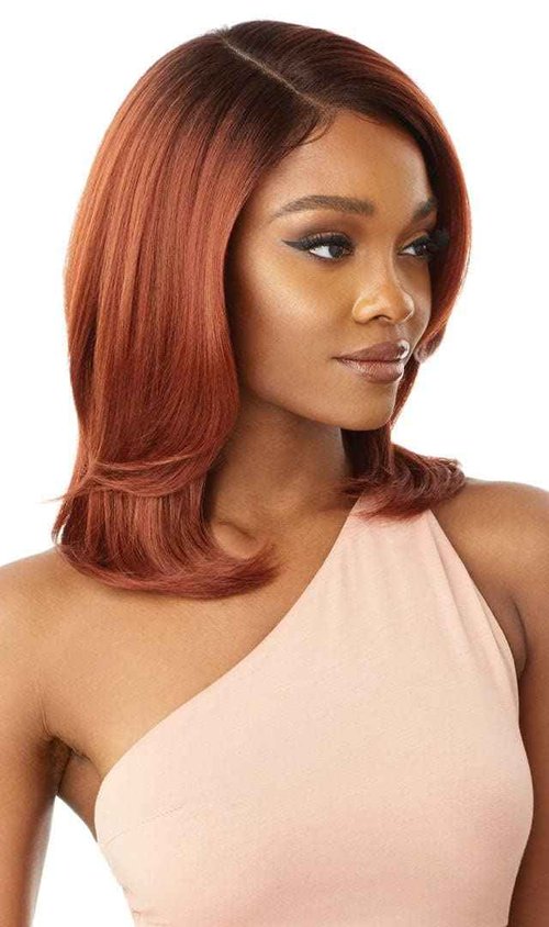 Outre Synthetic Melted Hairline Swiss Lace Front Wig - SABRINA (1B)